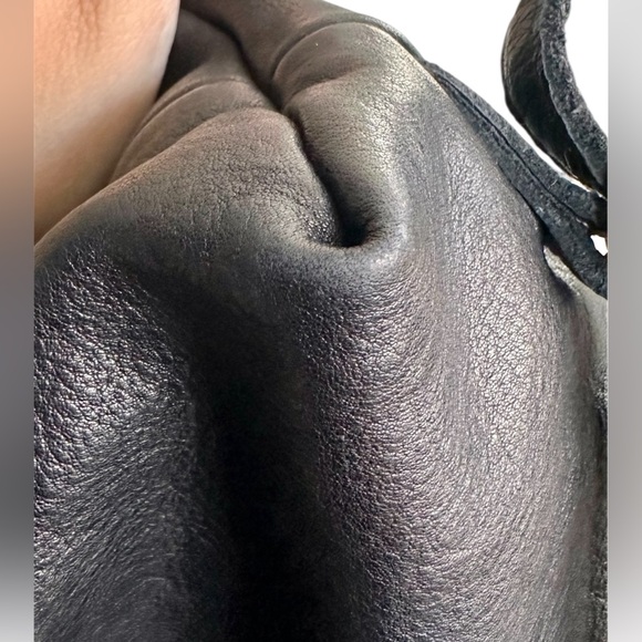 Margot Genuine Leather Backpack with Gold Accents - Picture 6 of 8